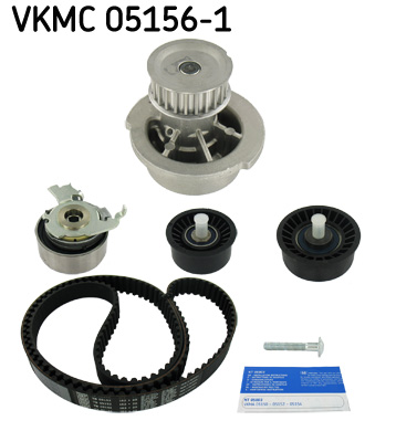 SKF VKMC 05156-1 Vezérlés készlet, fogasszíj szett (szíj+görgők+vízpumpa)
